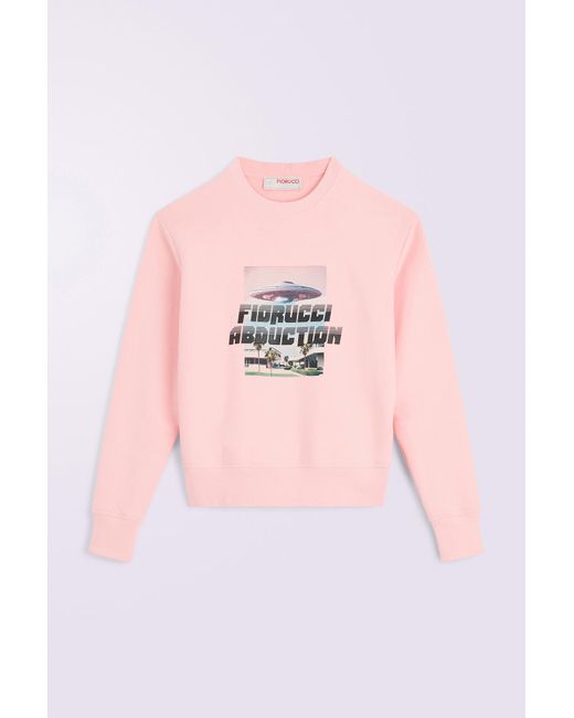 Fiorucci Pink Abduction Regular Sweatshirt