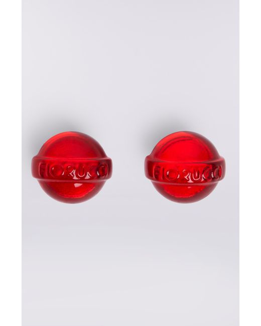 Fiorucci Red Lollipop Earrings