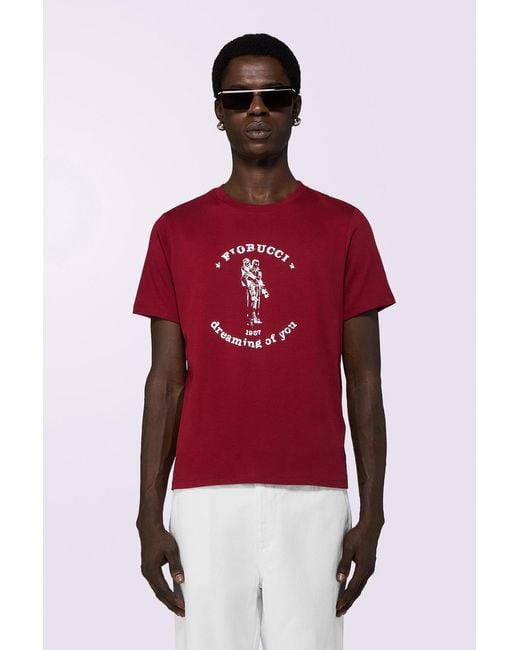 Fiorucci Red Dreaming Of You T-Shirt for men