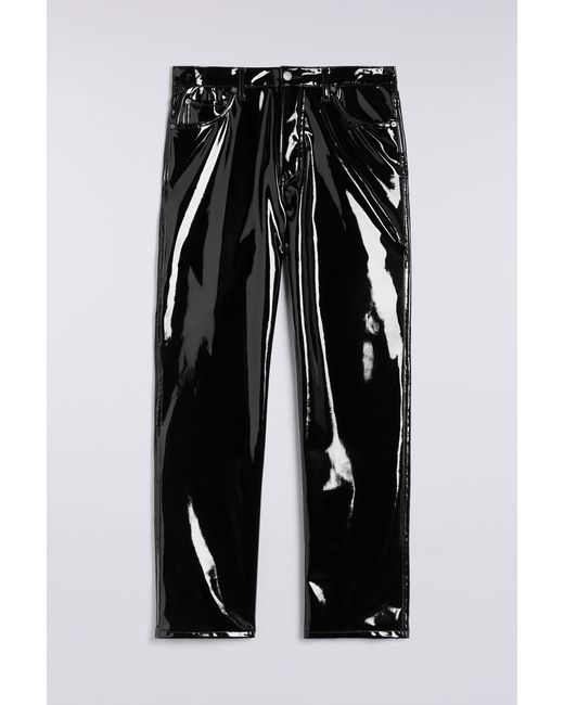 Fiorucci White Straight Fit Vinyl Trousers