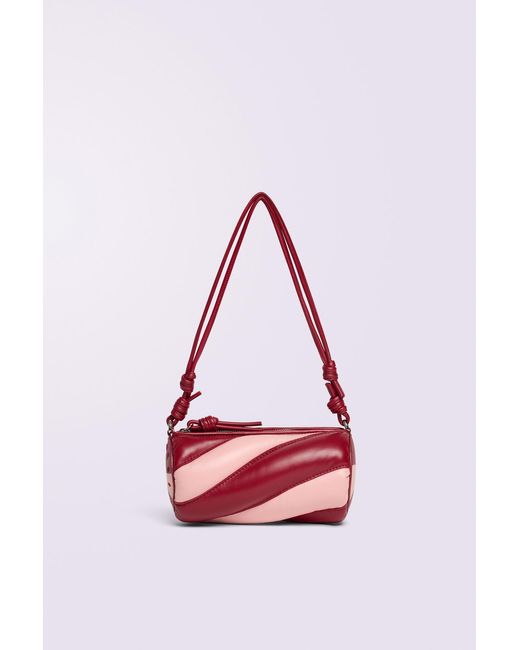 Fiorucci Red Mella Leather Mini Bag Multi