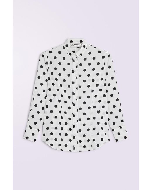 Fiorucci Multicolor Polka Dot Crepe De Chine Shirt