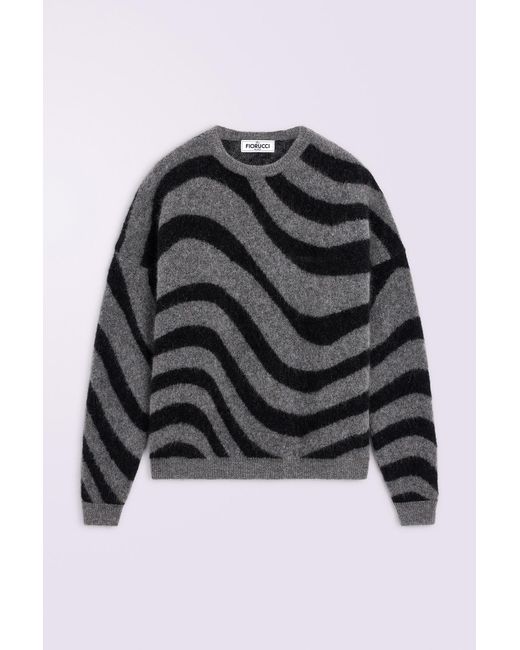 Fiorucci Black Candy Stripe Knit Jumper