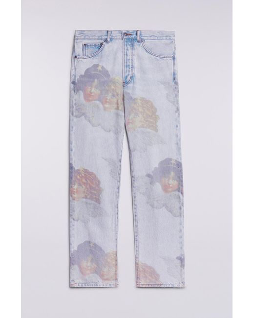 Fiorucci Multicolor Angels Regular Fit Jeans Bleach for men