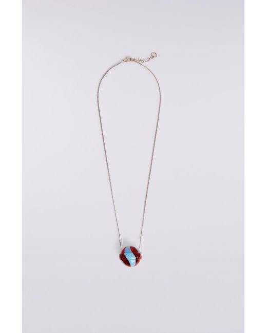 Fiorucci Blue Lollipop Necklace Multi