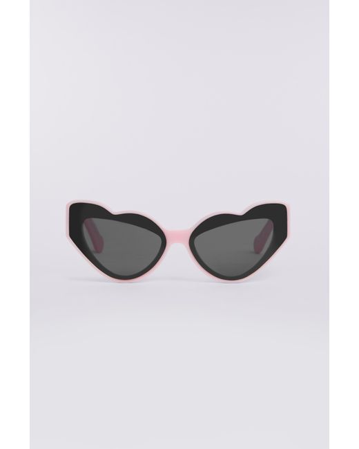 Fiorucci Multicolor Heart Sunglasses