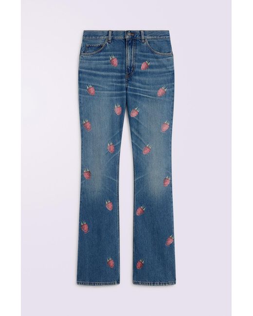 Fiorucci Blue Raspberry Flare Jeans Mid