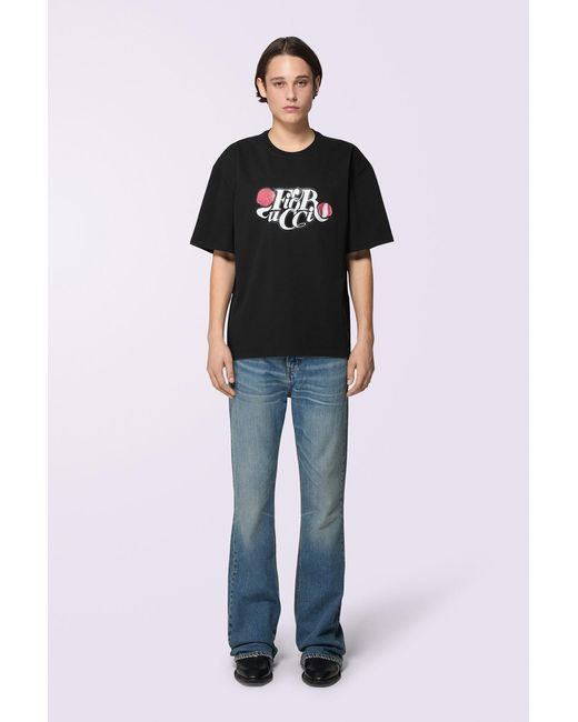 Fiorucci Blue Lollipop Logo T-Shirt for men