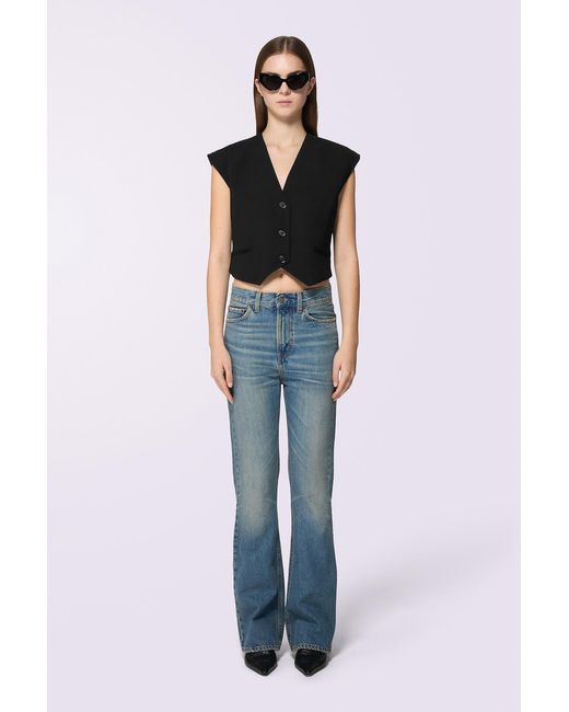 Fiorucci Blue Embroidered Vest