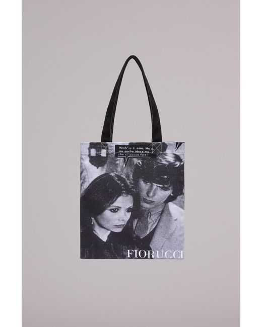 Fiorucci Gray Massimo Tote Bag