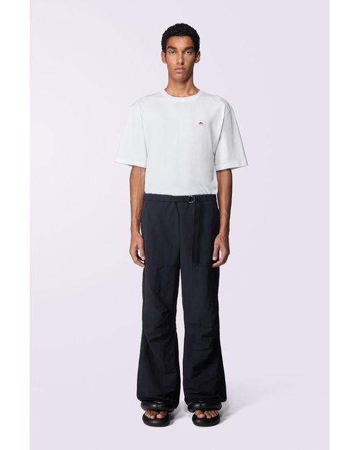 Fiorucci White Parachute Trousers for men