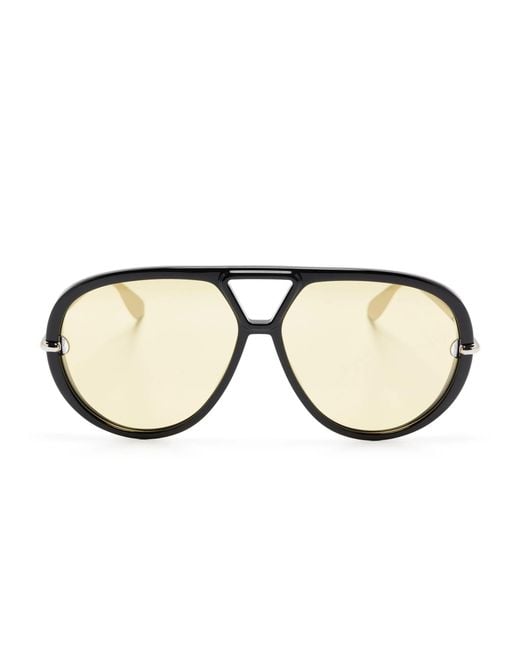 Bottega Veneta Natural Pilot-frame Sunglasses for men