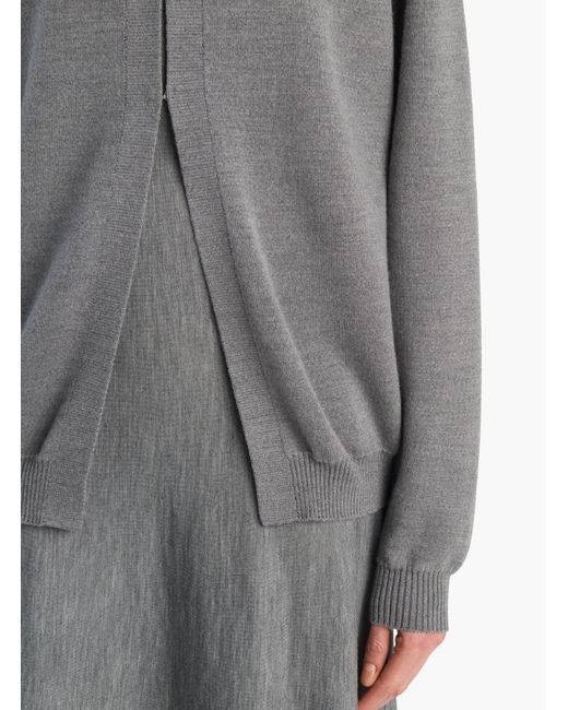 Khaite Gray Cooper Cardigan
