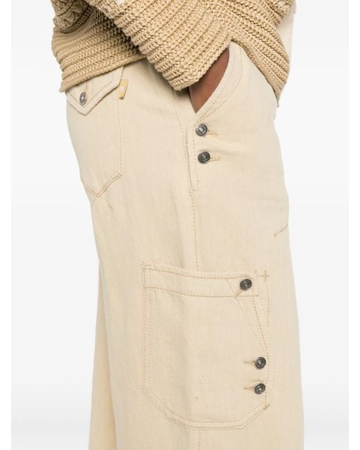 Ermanno Scervino White Button Jeans