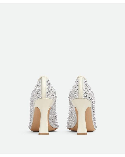 Bottega Veneta White Heeled Shoes "Sofia"