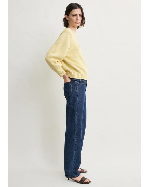 Totême Natural Oversized Crew Knit Buttercup