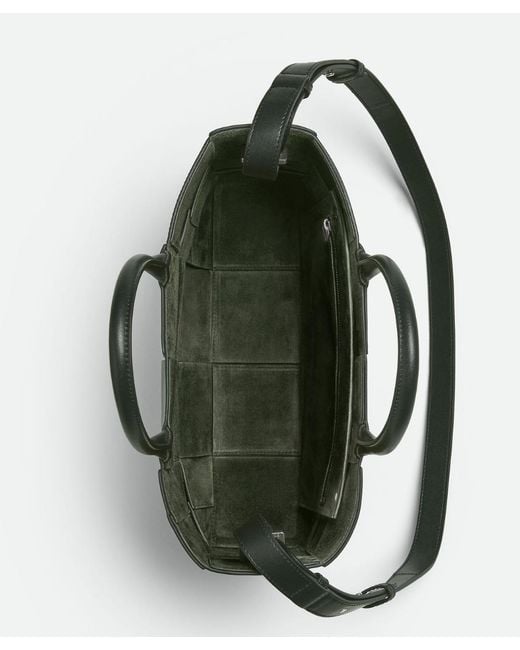 Bottega Veneta Black Tote Bag In Intreccio Leather With Adjustable And Detachable Strap for men