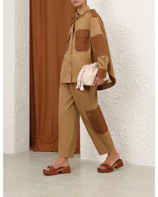 Zimmermann Brown Aster Shirt
