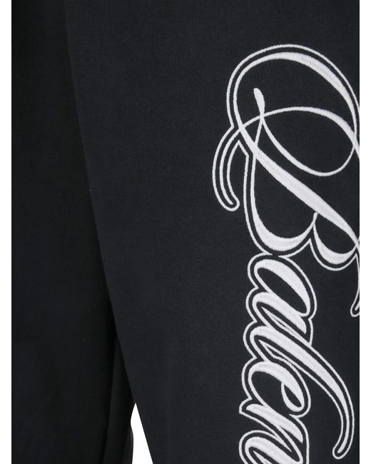 Balenciaga Blue Logo-printed Track Pants for men