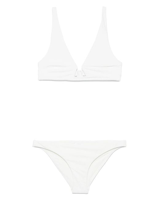 Zimmermann White "Coco" Underwired Bikini
