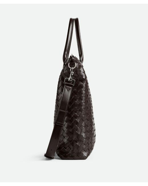 Bottega Veneta Black Intrecciato Zipped North-south Tote for men