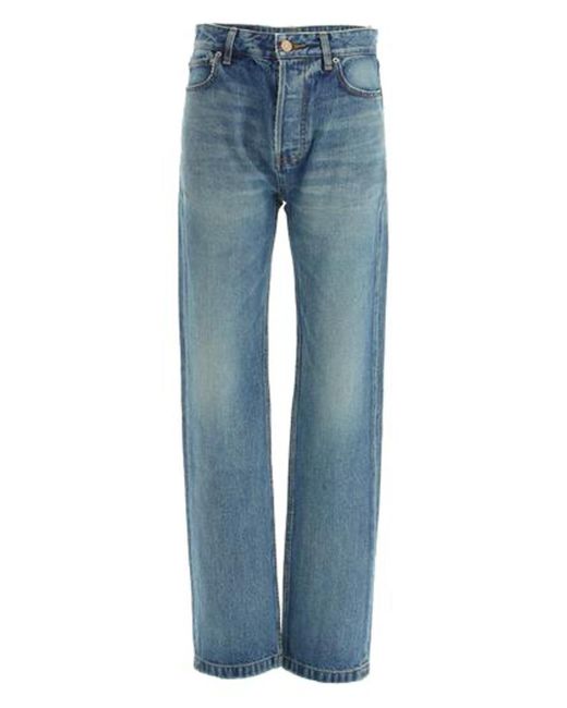 Balenciaga Denim Normal Jeans In Blue | Lyst UK