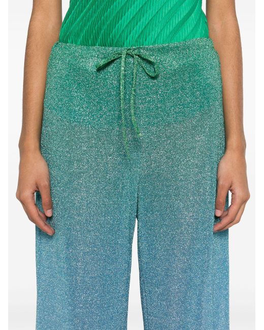 Oseree Blue Lumiere Trousers
