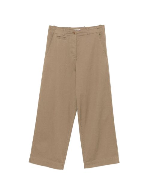 The Row White Fadry Wide-leg Trousers