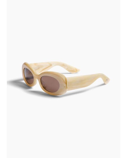 Khaite Natural Acetate Woman Sunglasses