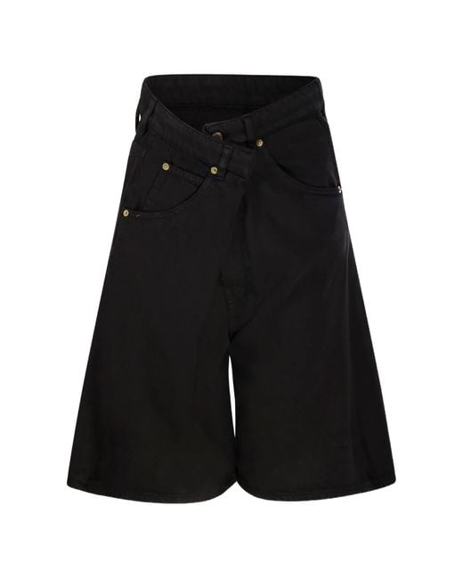 DARKPARK Black Crossover Shorts