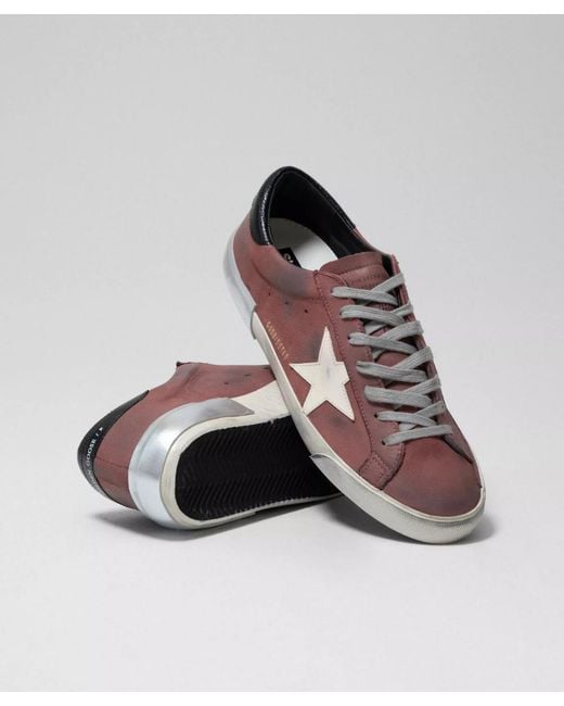 Golden Goose Deluxe Brand Brown Nappa Leather Sneakers for men