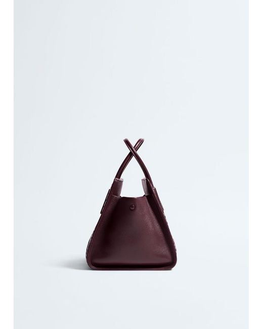 Bottega Veneta Purple Small Barbara Tote