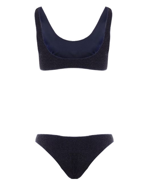 Oseree Black Lumière Sporty Bikini Set