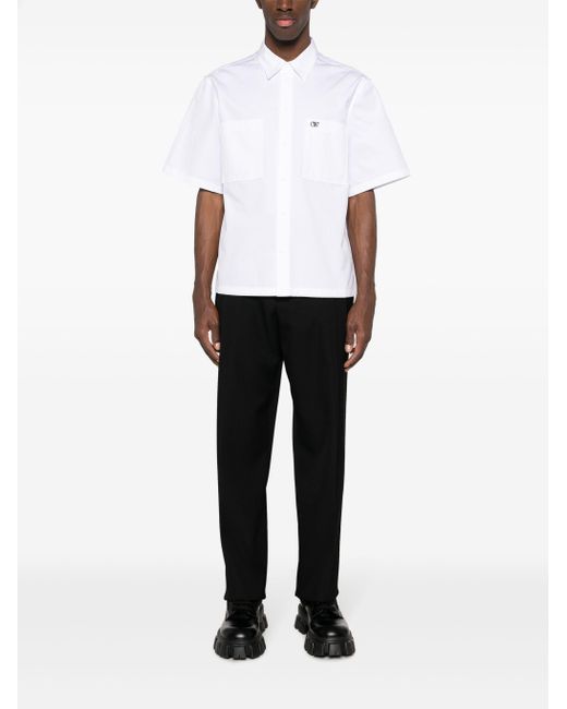 Off-White c/o Virgil Abloh White Summer Heavycot Shirt for men