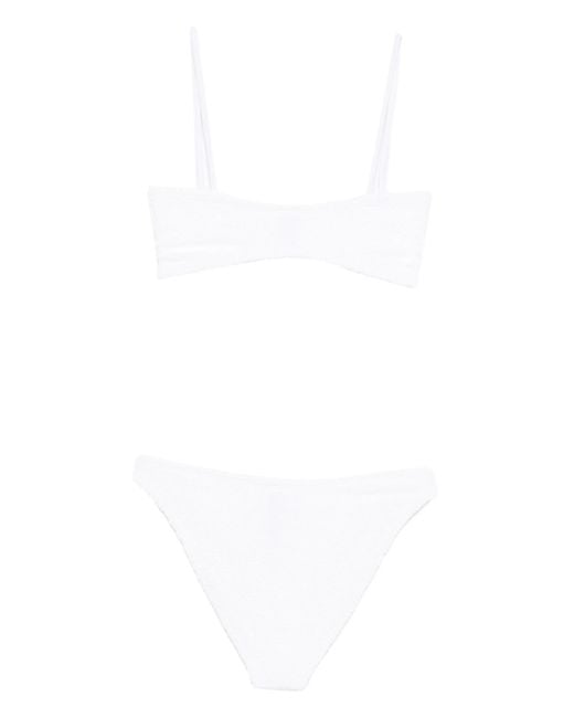 Hunza G White Misty Bikini Set