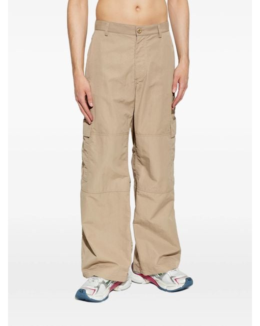 Balenciaga Natural Ripstop-texture Cargo Pants for men