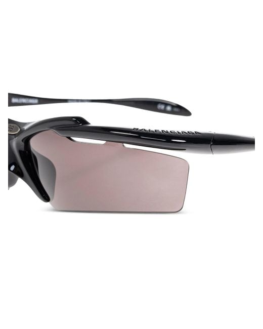 Balenciaga Gray Geometric-frame Sunglasses