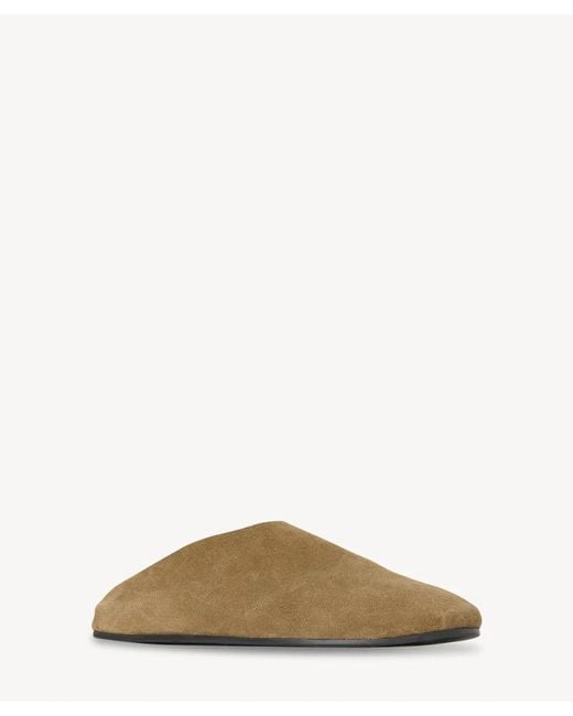 The Row Green Hudson Slide In Suede for men