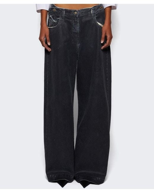 The Attico Double-waistband baggy Jeans in Gray | Lyst