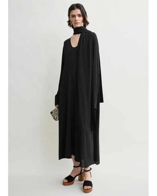 Totême Rounded Neckline Dress Black