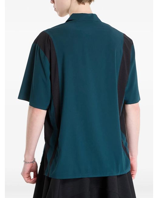 Y-3 Blue Ultralight Woven Shirt for men