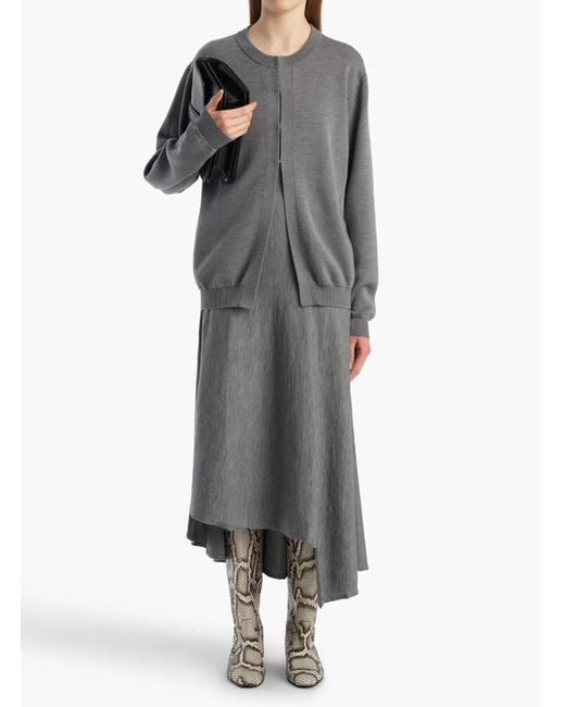 Khaite Gray Cooper Cardigan