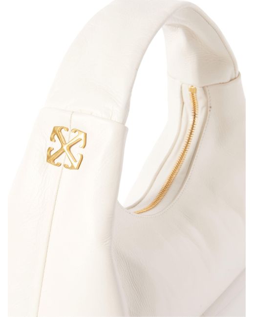 Off-White c/o Virgil Abloh Natural Arcade Leather Shoulder Bag