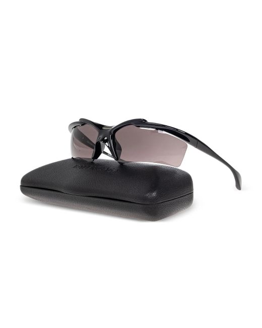 Balenciaga Gray Geometric-frame Sunglasses
