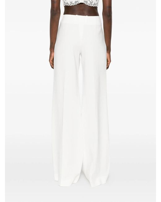 Ermanno Scervino White Wide-leg Trousers