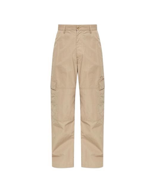 Balenciaga Natural Ripstop-texture Cargo Pants for men