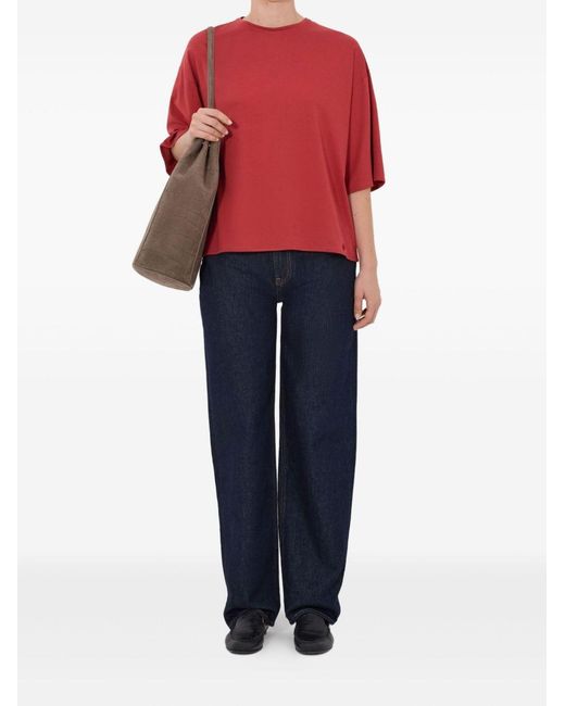 Loulou de Saison Red Osis Oversized T-shirt