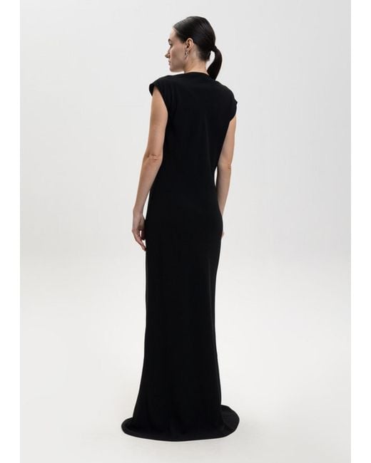 The Row Black Tefra Maxi Dress