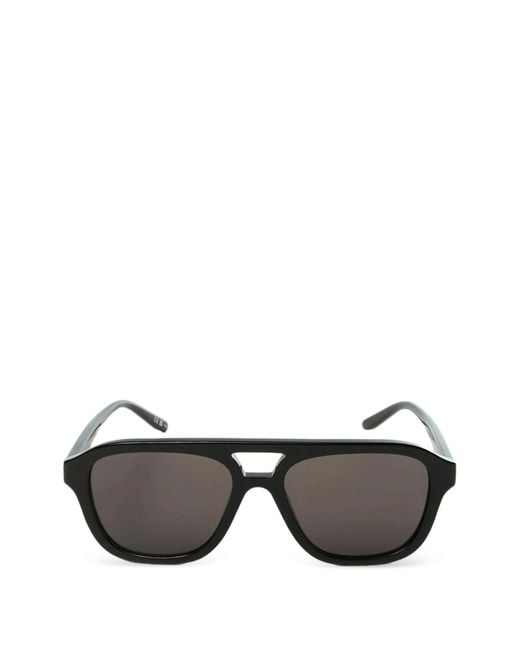 Balenciaga Black Pilot-frame Sunglasses for men