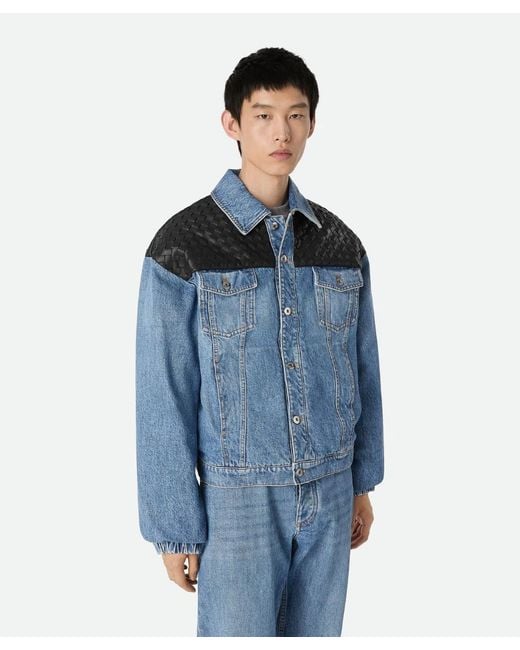 Bottega Veneta Blue Vintage Indigo Denim Jacket for men